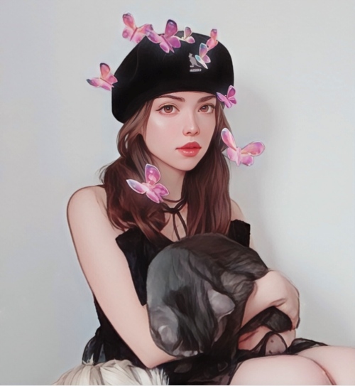 cartoon face app - AR effects example1