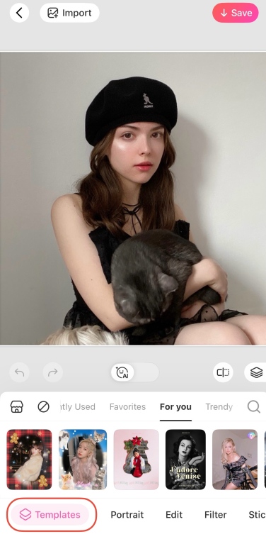 cartoon face app-templates