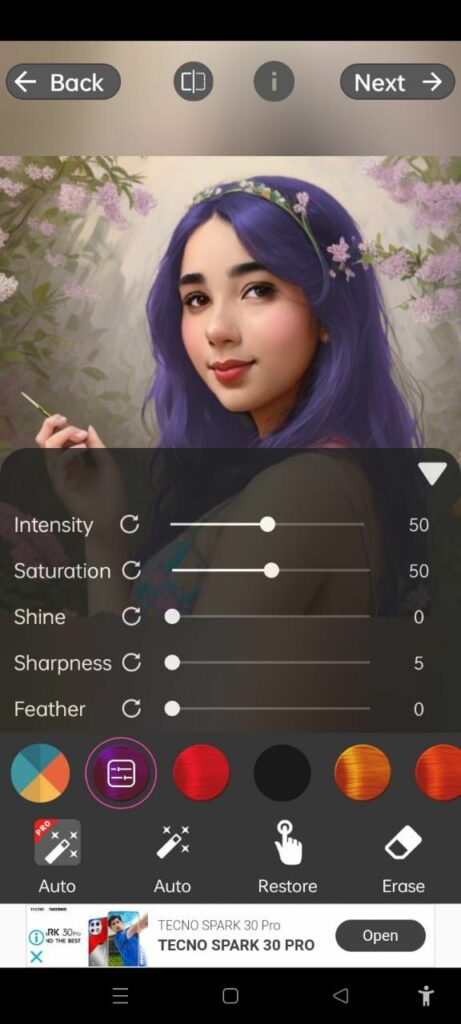 Change Hair And Eye Color