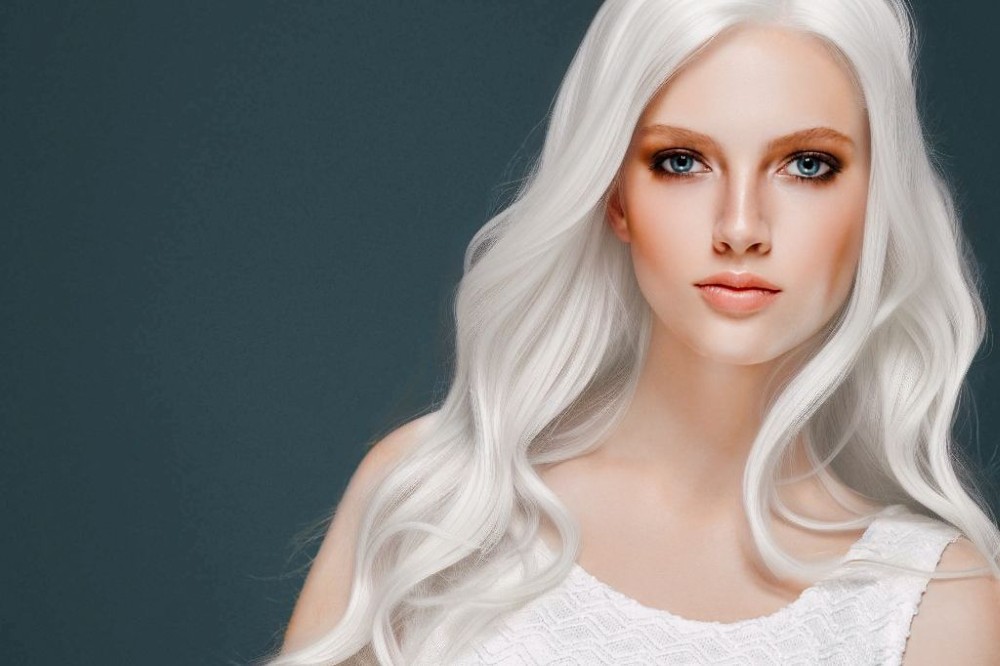 change hair color - ai hairstyle - white