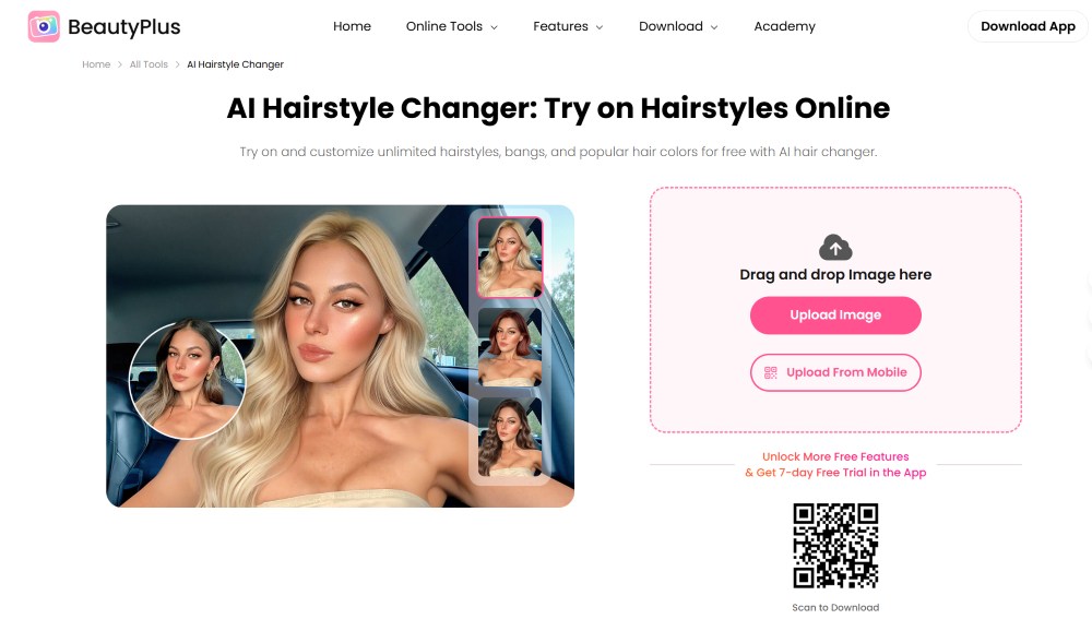 change hair color - ai hairstyle
