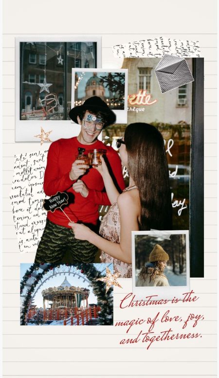 christmas cards-Christmas Card with Festive Moments