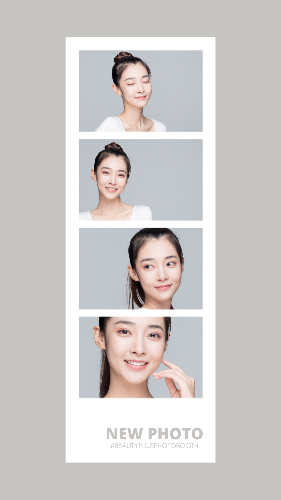 韓国風プリクラの加工例