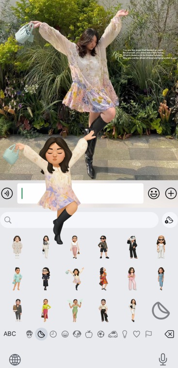 create emoji from photo - keyboard