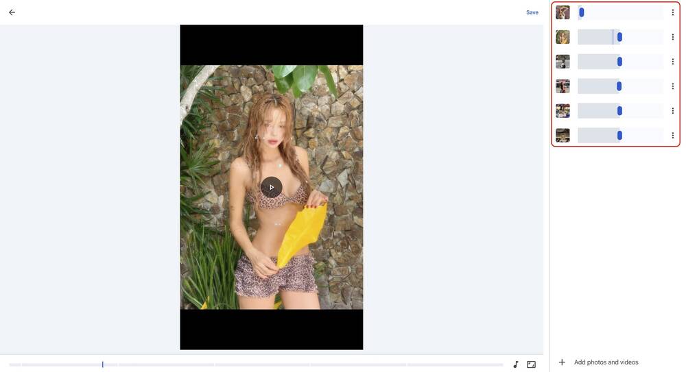 tạo video từ hình ảnh-Chỉnh thời gian ảnh xuất hiện