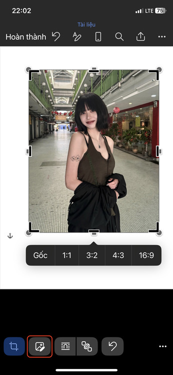 cắt ảnh thành hình tròn trên điện thoại-Chọn kiểu cắt ảnh hình tròn 01