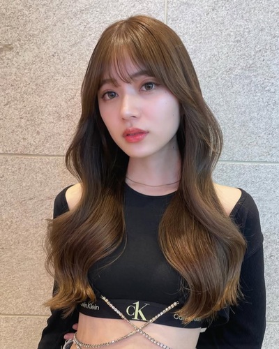 カーリーフレンチバングス