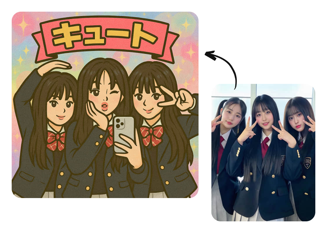 ビックリマン風シール