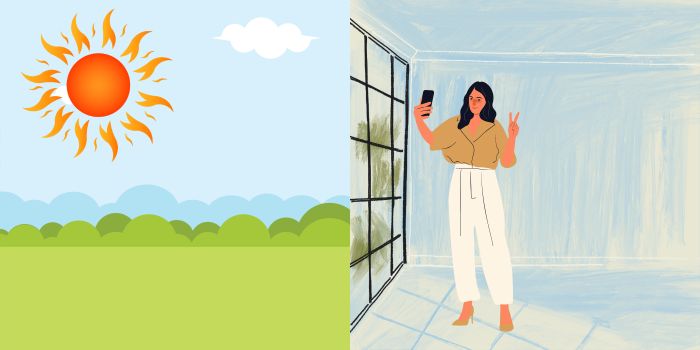 diy photography lighting - sunlight