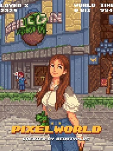 Pixel art by BeautyPlus app