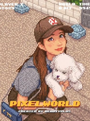 After pixel art conversion