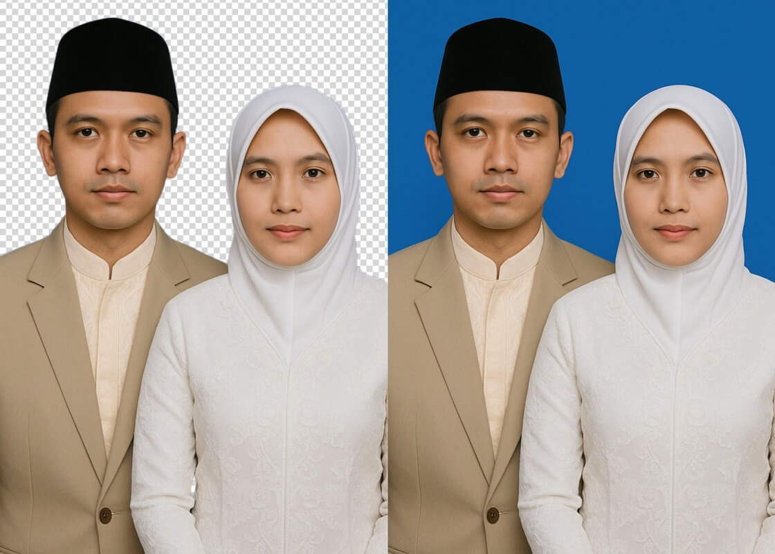 Ganti Background Biru Online Gratis