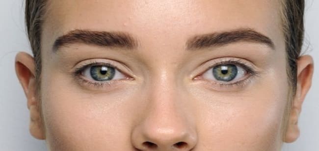 Eyebrow filters-Oval face