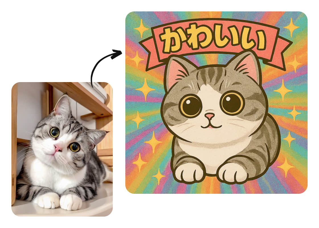 ビックリマン風シール