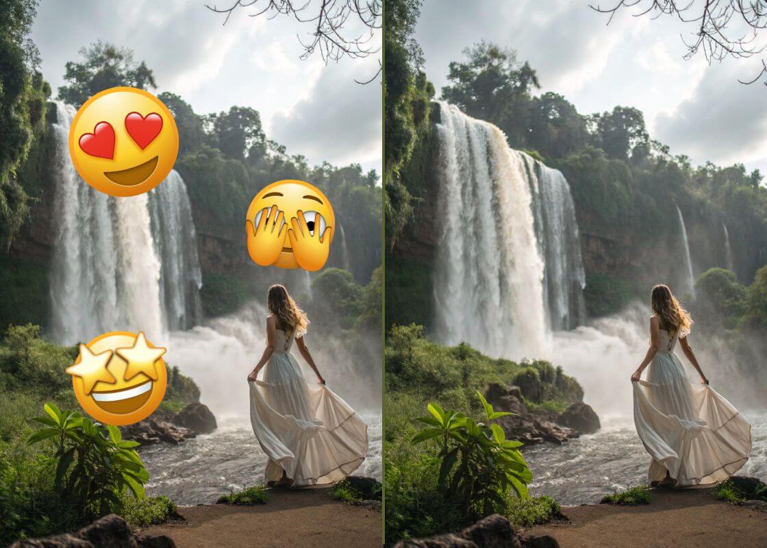 BeautyPlus emoji remover