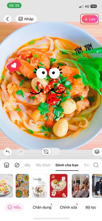 chụp đồ ăn-Lưu lại mẫu template ưng ý 01