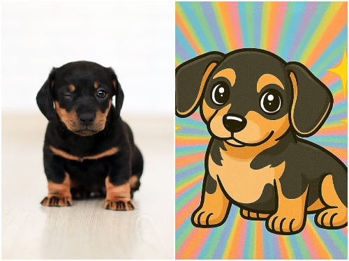 ホロカードの加工をした比較画像