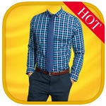 Ghép ảnh quần áo app logo