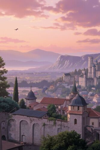 ghibli ai filter-landscape-after