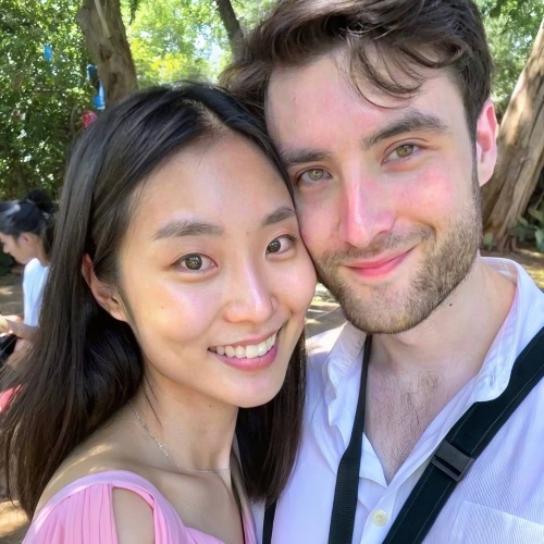 ghibli filter - international couple before ChatGPT