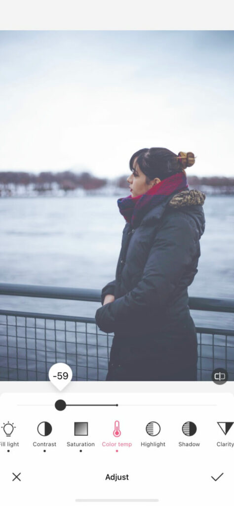 color temp gloomy photo editing tutorial by BeautyPlus