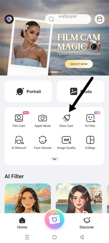 Glow camera app-glow cam