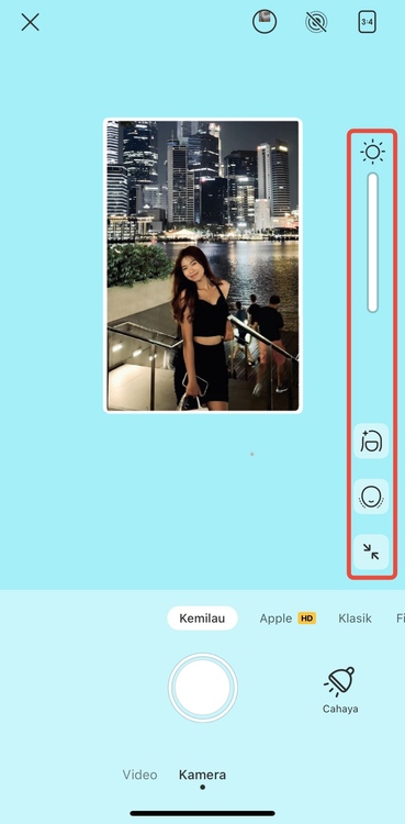 Kamera bercahaya-cara menggunakan-langkah3