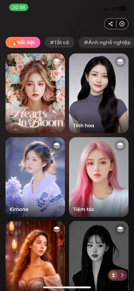 cách ghép người vào ảnh-Chọn phong cách bộ mẫu ảnh