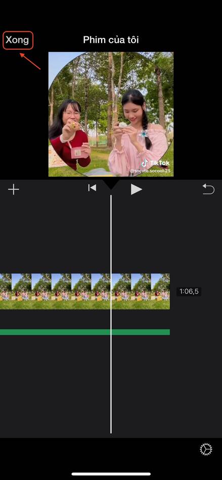 cách ghép nhạc vào video trên iphone-Chỉnh sửa âm thanh bản nhạc