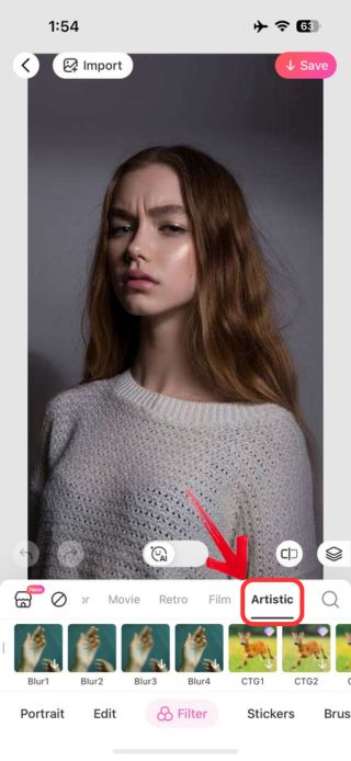 how to add rainbow filter -003