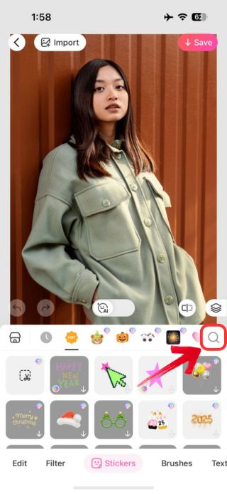 how to add rainbow filter -009