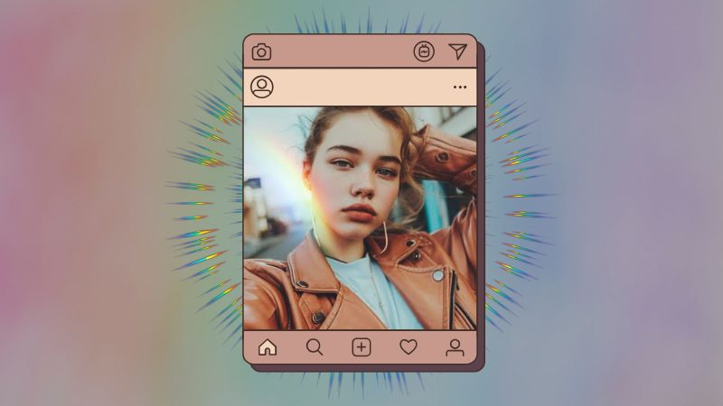 How to Add the Rainbow Filter Overlay on an Image?