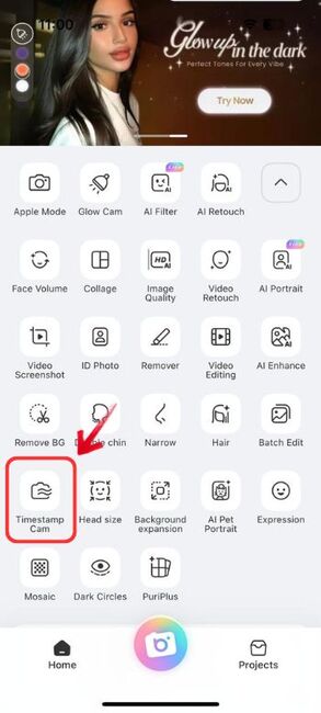 How To Add Temperature in Instagram Story - BeautyPlus - 02