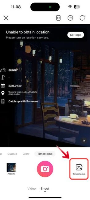 How To Add Temperature in Instagram Story - BeautyPlus - 03