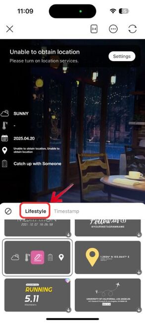 How To Add Temperature in Instagram Story - BeautyPlus - 04