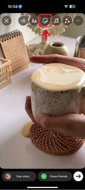 How To Add Temperature in Instagram Story - Method 1 - 03