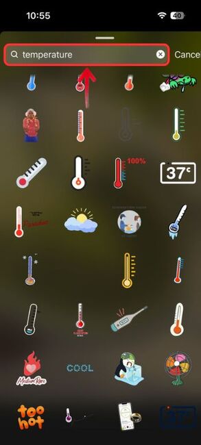 How To Add Temperature in Instagram Story - Method 1 - 04