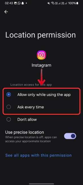 How To Add Temperature to Instagram Story - Inaccurate or Disabled GPS Android - 04