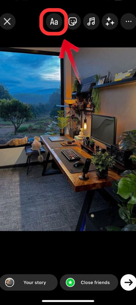 How to Add Text to Photos with Instagram 03