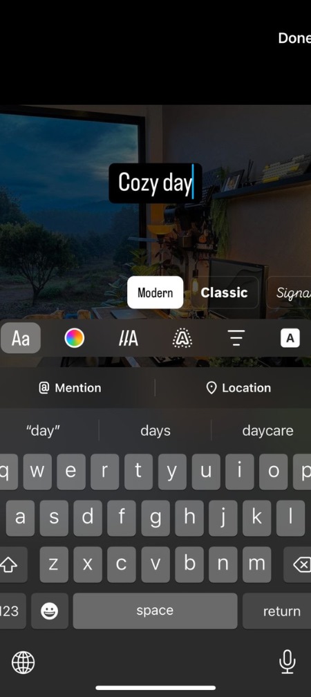 How to Add Text to Photos with Instagram 04