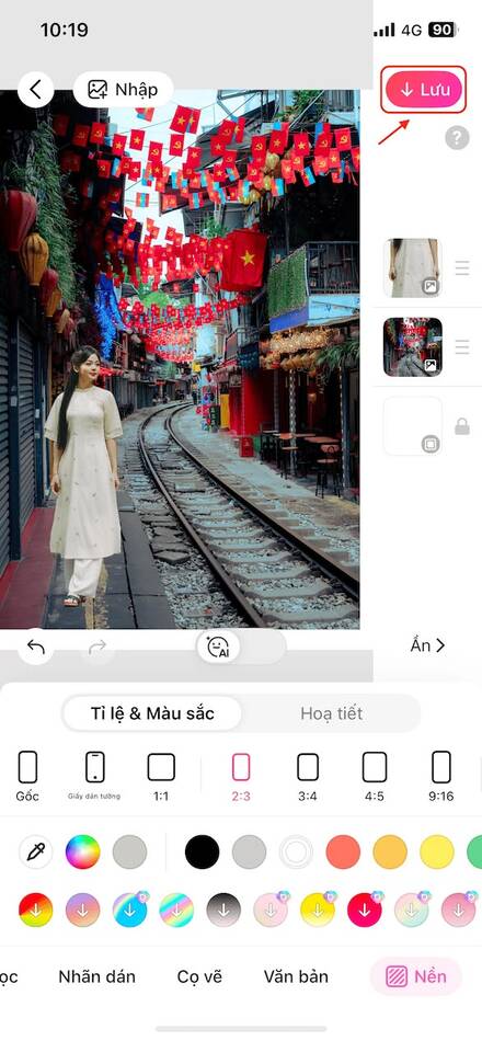 cách đổi phông nền ảnh trên iphone-Thay phông nền từ ảnh khác 02