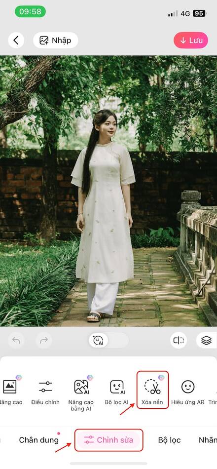 cách đổi phông nền ảnh trên iphone-Xóa nền ảnh 01