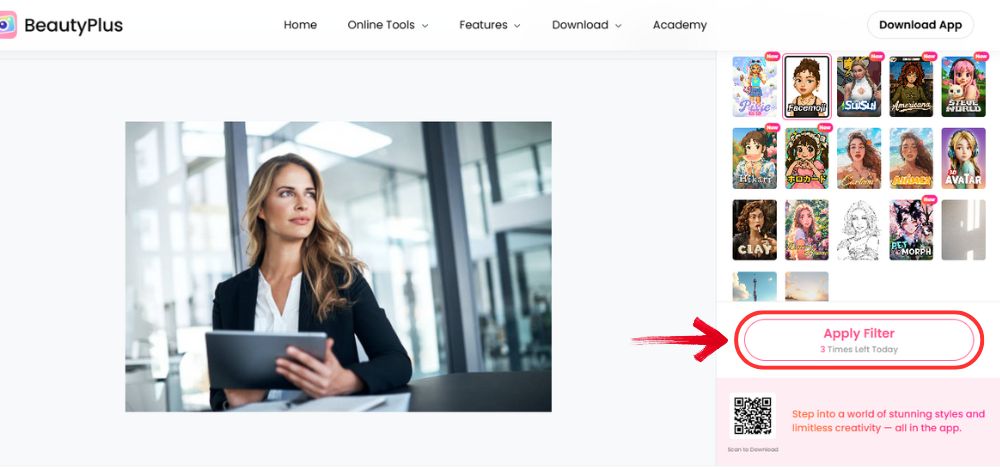 How to Create Emoji from Photo - BeautyPlus Online - 03