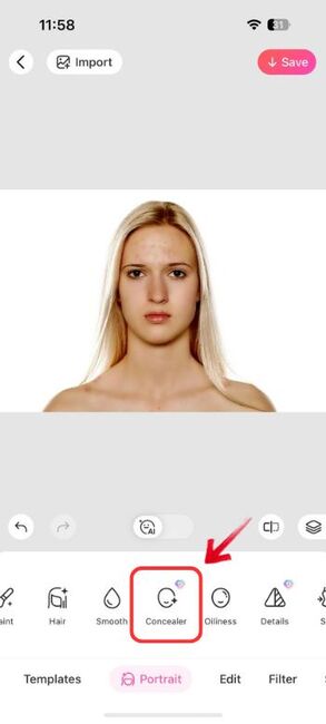 How to do Digital Makeover on Myself - Conceal Imperfections - 04