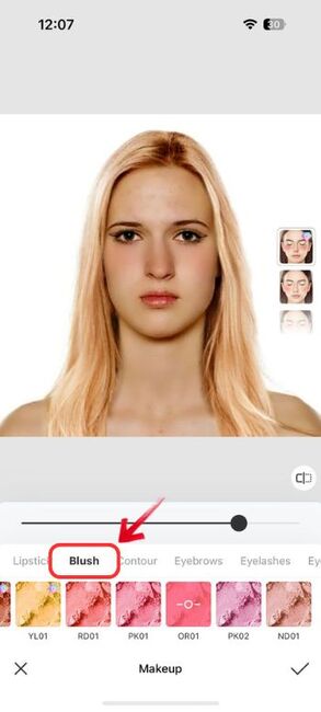 How to do Digital Makeover on Myself - Make up enchancements - 07