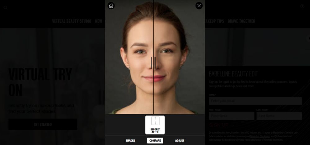How to do Digital Makeover on Myself - Maybelline Virtual Makeup Tool