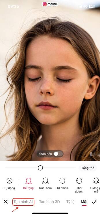 cách chỉnh ảnh nhắm mắt trên điện thoại-Chỉnh mở mắt trên Meitu 01