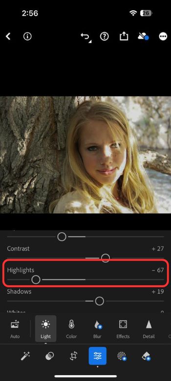 How to Fix Overexposed Photos - Lightroom - step3
