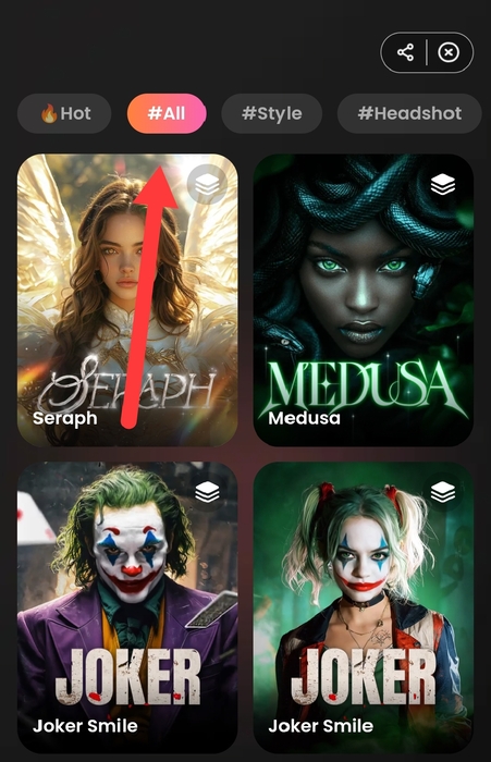 How to generate your own joker pfp step 3