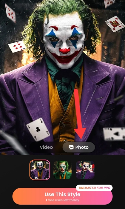 How to generate your own joker Pfp step 6